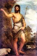 TIZIANO Vecellio St. John the Baptist er oil